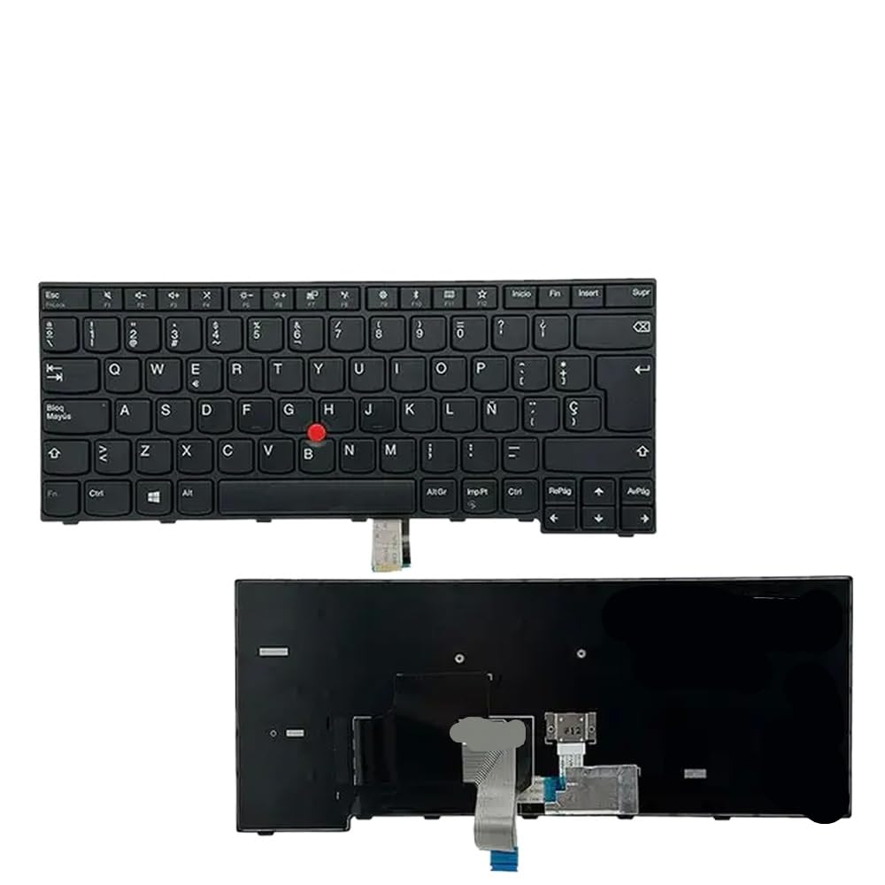 Tastiera Giapponese Brasiliana Spagnola Francese Italiana Compatibile con Laptop E470 E475(SP Spanish)