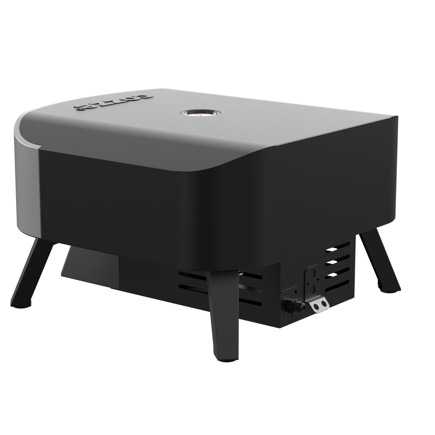 COZZE Mini forno per pizza a gas, 13 pollici, compatto, per pizza a gas, per esterni, 50 mbar, con regolatore per piccole pizze
