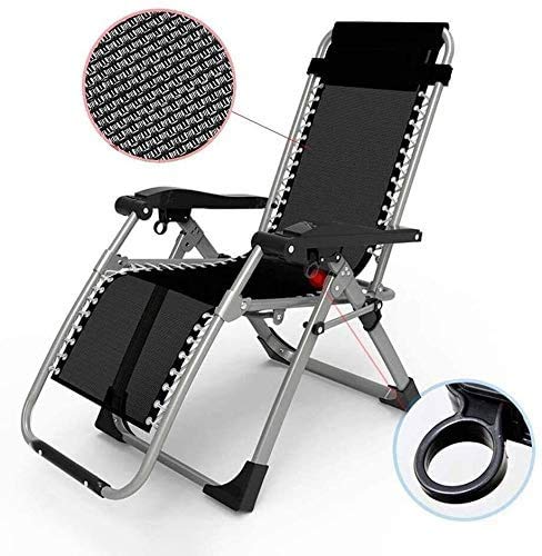 Cama de jardin plegable de gravedad cero y silla de camping ergonomica para exteriores