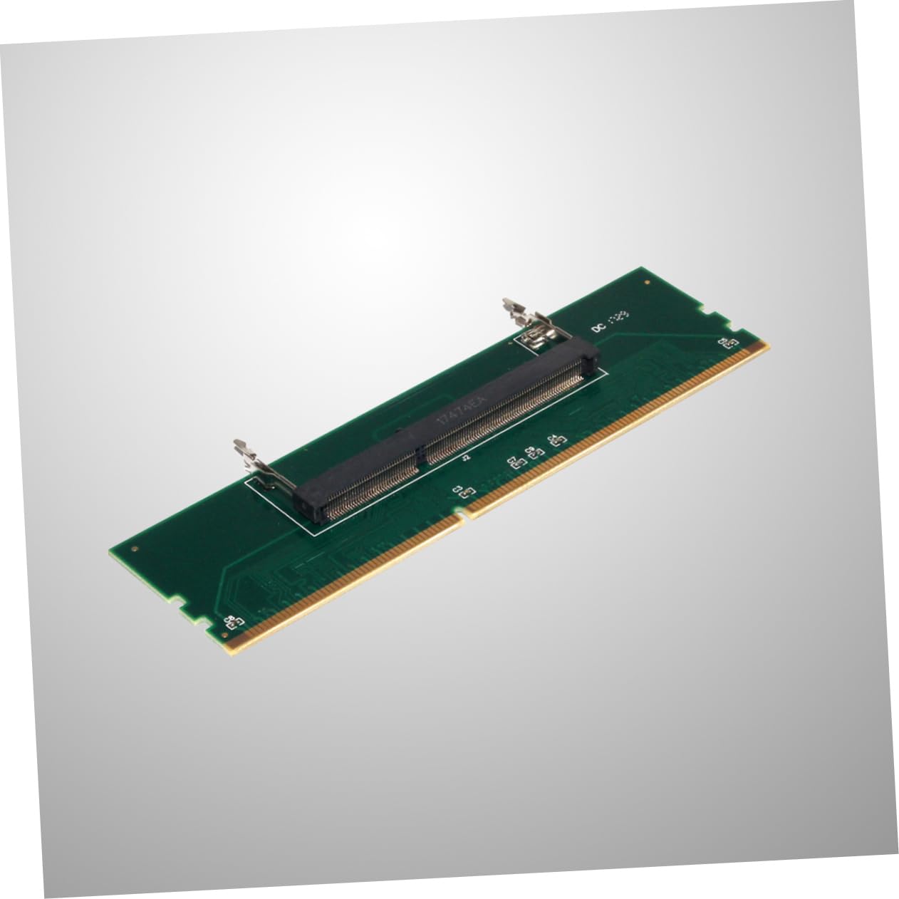 TEHAUX 1Pc Memory Adapter for Laptop so to Desktop Connection Pin to Pin Supports Frequency Compliant with Specifications Durable PCB Design