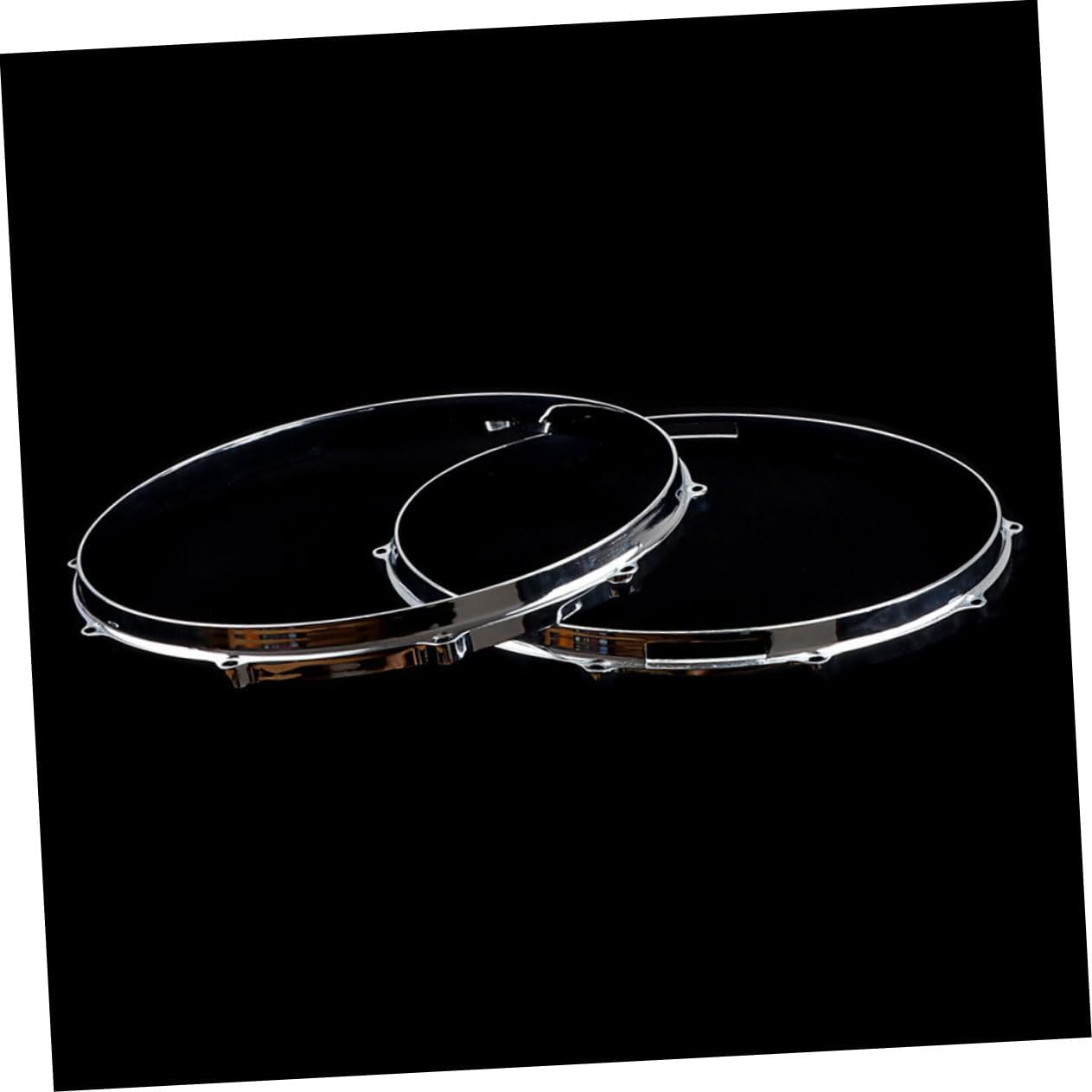 2pcs Snare Drum Hoops Lightweight Rim Replacement for Percussion Instruments Easy to Install for Musicians and Drummers