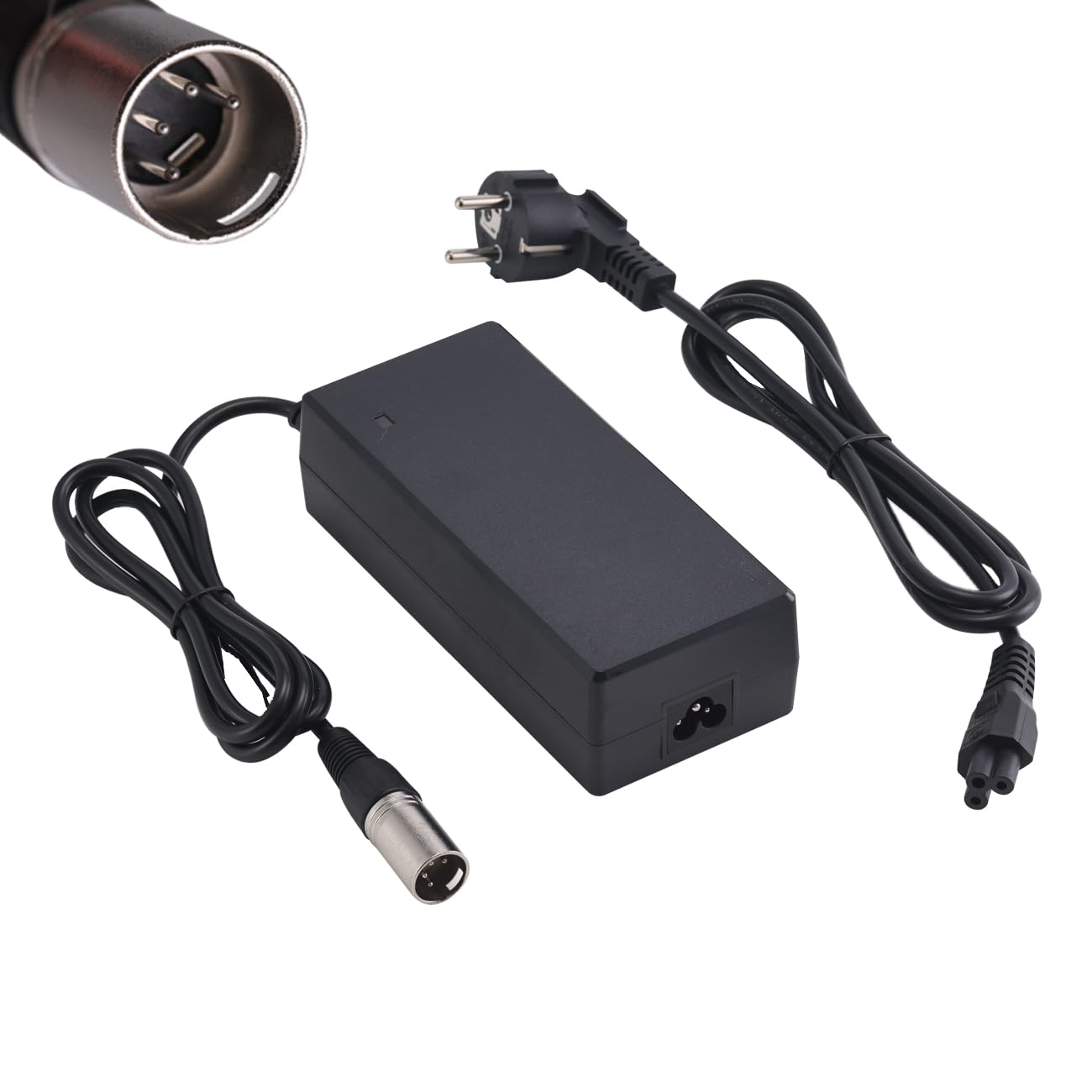 TNLi TEC Ladegerät 42V 2A für 36V E-Bike Akku mit 4 Pin XLR Stecker Ersatzladegerät für Derby Cycle Kalkhoff Impulse 1.0 und 2.0 Baumarkt