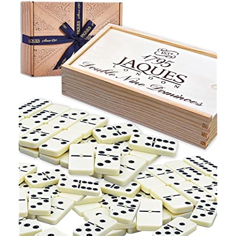 Jaques of London Double Nine Dominoes Set Cover