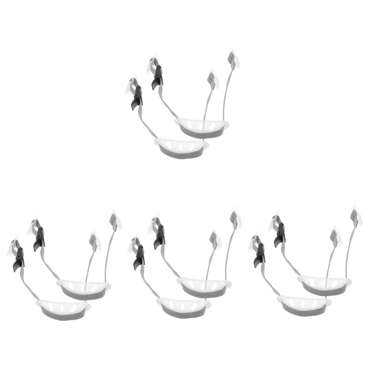 HANABASS 4sets Hard Hat Chin Straps Chin Strap Helmet Adjustable Lightweight Durable 2pcs*4