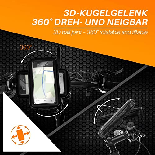 Support de vélo pour Huawei Mate 9 Lite moex housse étanche guidon - 6