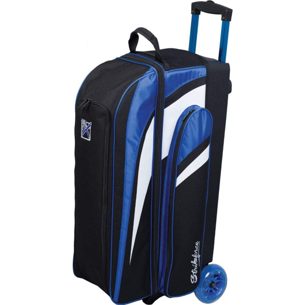 KR StrikeforceCruiser Triple Roller Bowling Bag with Room for Accessories - Balls - Shoes