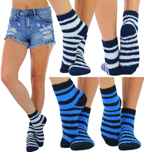 Image of ToBeInStyle Women's Pack of 6 Assorted Style Winter Socks