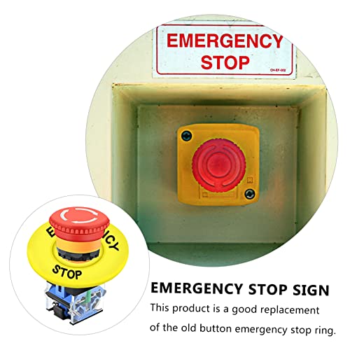 10 Pcs Mudar Círculo De Aviso Anel De Interruptor De Botão Anel Do Interruptor De Pressão Anel De Bo