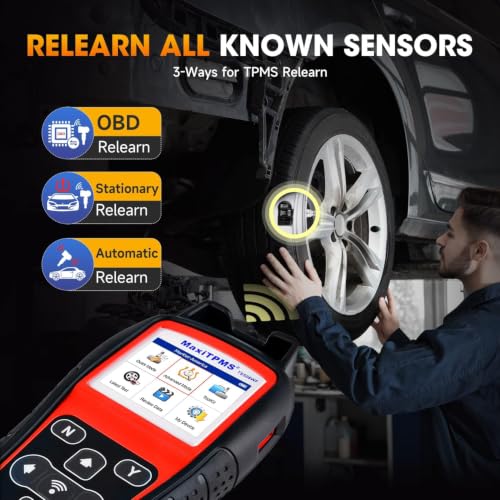 Image of Autel MaxiTPMS TS508WF TPMS Relearn Tool, Activate /Diagnosis All Sensors