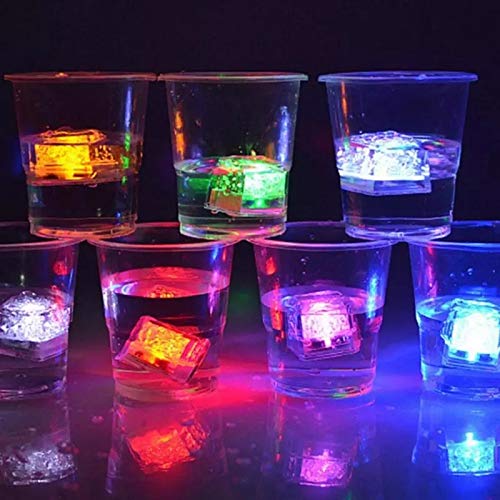 Luces LED en forma de cubo para decoración de bebidas miniatura 4