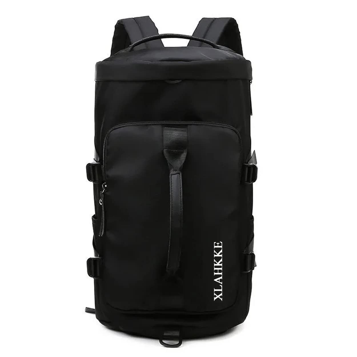 Waterproof Travel Backpack Large Capacity Luggage Bag Duffle Bag Travel Bag Sport Bag Weekender Yoga Hand Carry Bag Gym Bag Backpack with Wet Pocket & Shoe Compartment (Black)-image-9