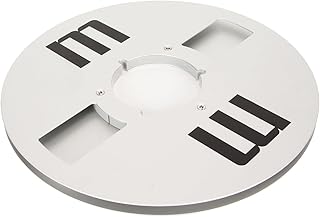 Carretel de Fita Vazio de 1/4 de 10 Polegadas, Carretel de Recolhimento de 10 Polegadas, Carretel Aberto de Liga de Alumínio Universal Fita de Som Com Carretel Vazio para Abrir