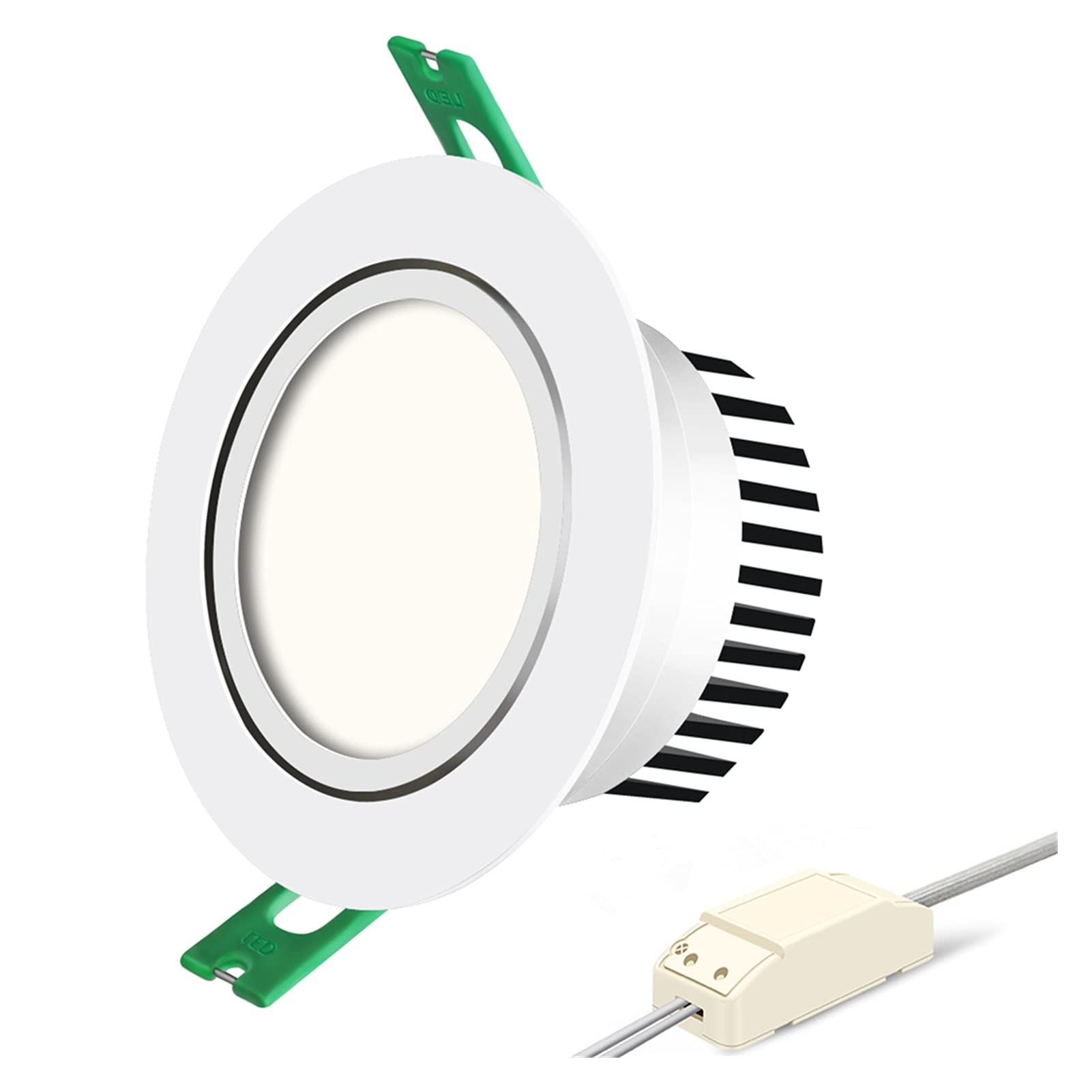 Downlight empotrable LED de techo con transformador for sala estar | alta luz brillante del punto del techo de la MAZORCA de Epistar de 5W 7W 10W 12W for el cuarto de baño