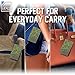 Lewis N. Clark Travel Luggage Tag and Suitcase Identifiers for Women and Men, Carry on, Backpack and More, Green Branches, Single
