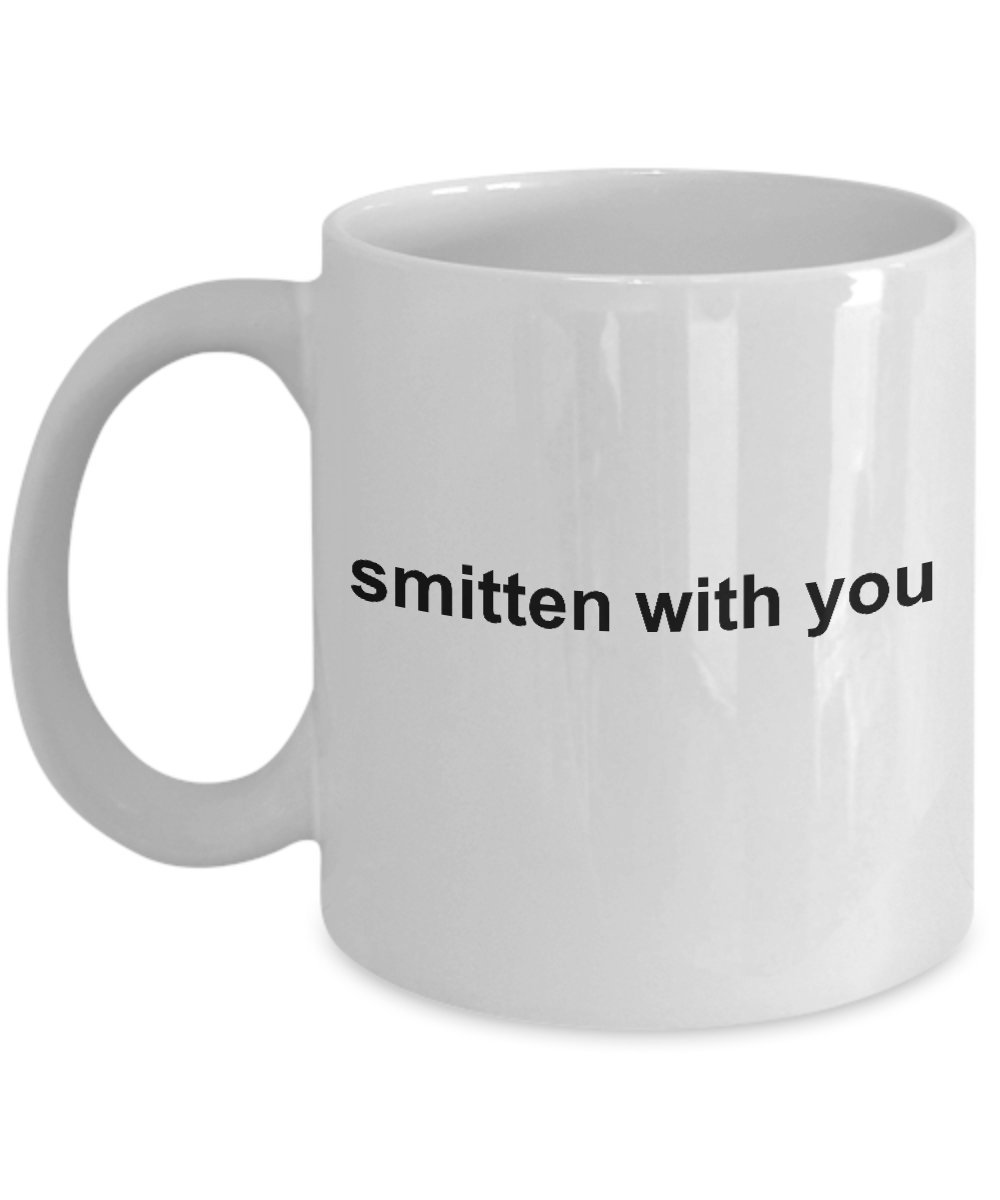 Valentine's Day Gift Mug for Boyfriend, Girlfriend, Husband or Wife - Smitten With You
