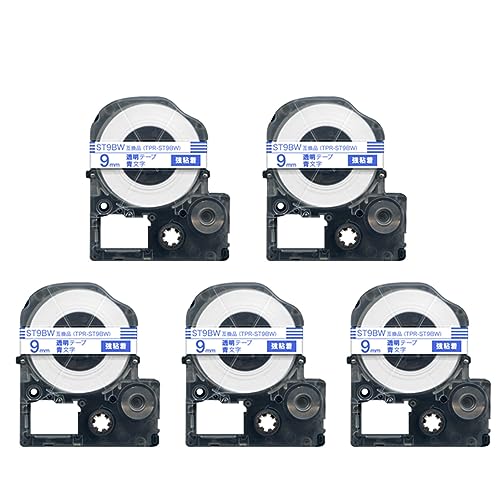 �L���O�W���p �e�v�� PRO �݊� �e�[�v�J�[�g���b�W ST9BW 9mm ���S�� 5�Z�b�g �����e�[�v ����