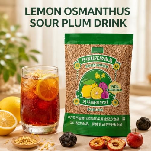 Poudre de prune d'osmanthus au citron mélange boisson instantanée - 2