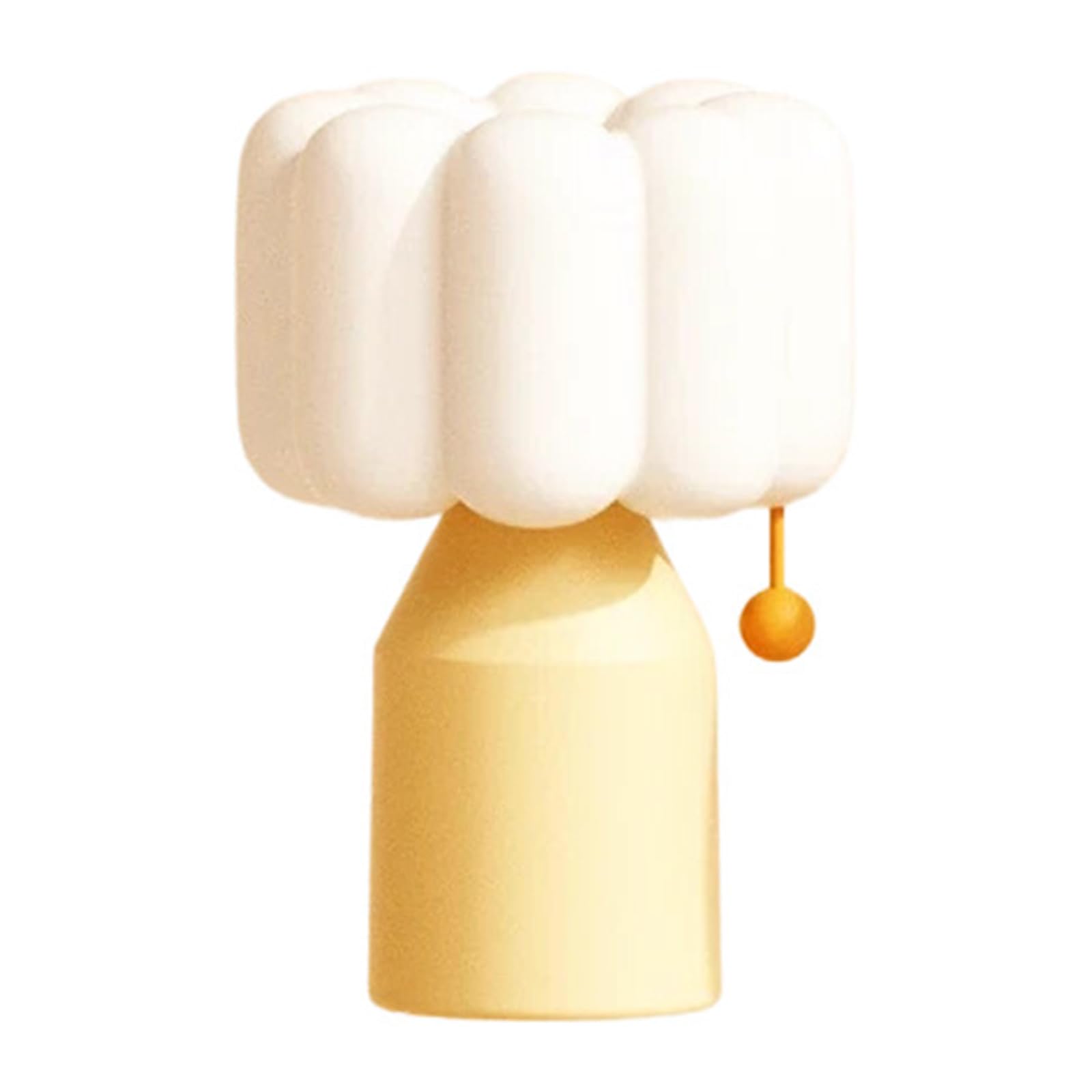Jazuaiao Table Light Soft Silicone Texture ABS Base Touch Button Control Dimmable Lamp Nightlight Suitable for Kids Room Rechargeable Bedside Lamp