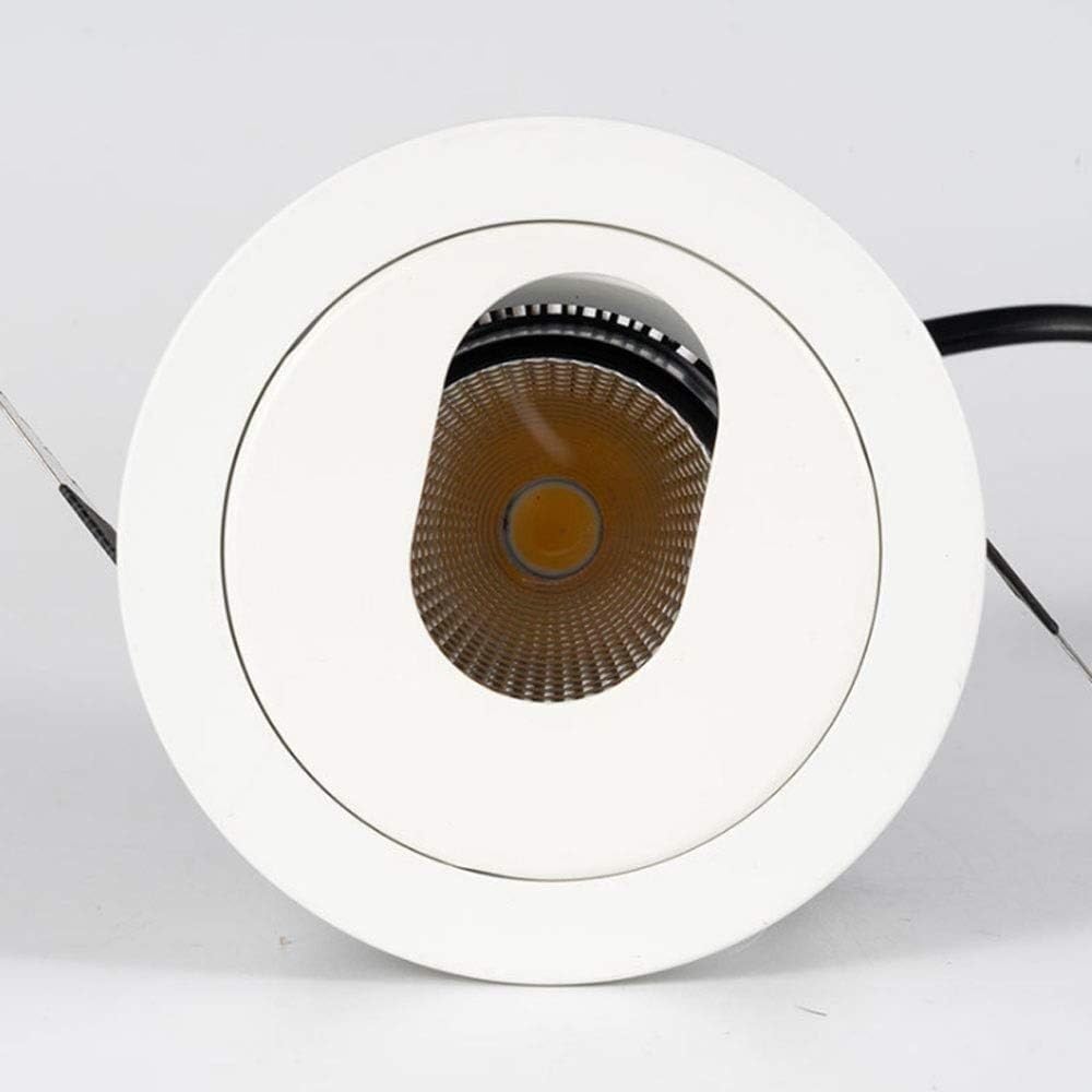 Oświetlenie sufitowe LED do zabudowy 7 W do łazienek, korytarzy, biur, garaży, sufitowe oświetlenie sufitowe LED nieściemnialne (kolor: ciepłe światło [3000k]) (neutralne światło [4000k])