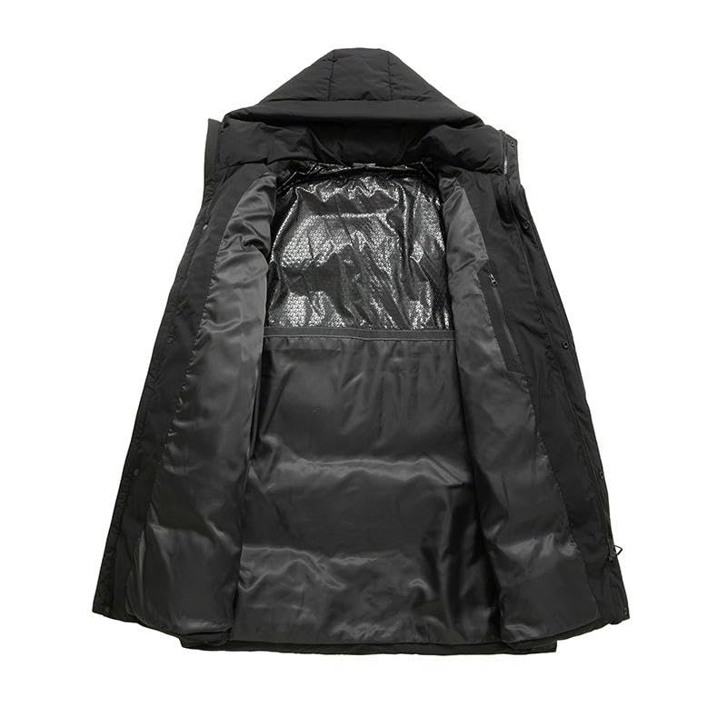 Doudoune à capuche médiévale homme veste d'hiver classique chic - 4