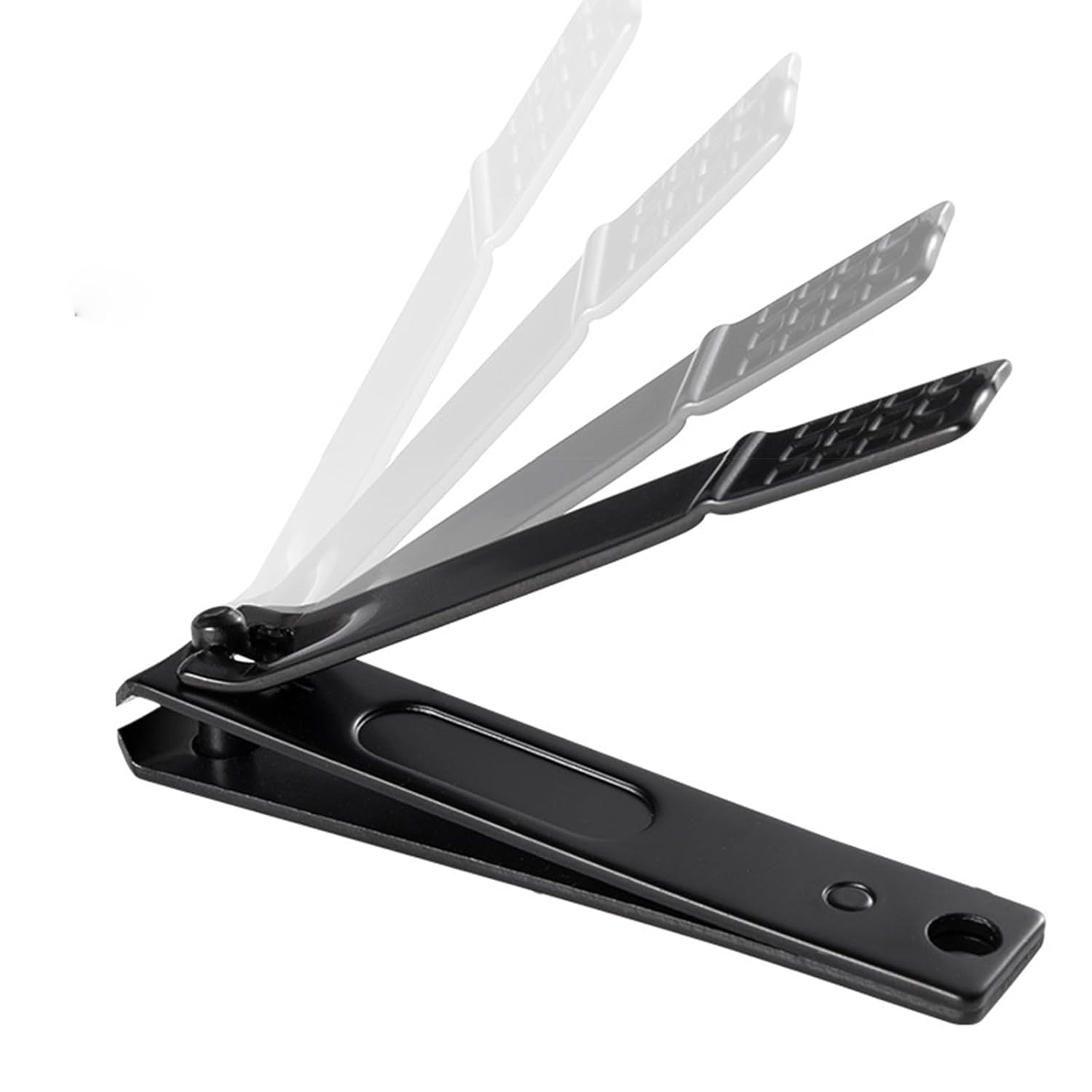 Nail Clippers Sharp Stainless Steel Nail Care Tool Professional Manicure Pedicure Kit with Nail File Toenail Clippers Black