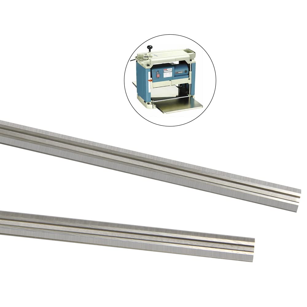 2 pary 12" 306mm grubość drewna ostrza do strugarki 306 X 8 X 2 mm części zamienne do noża strugarskiego
