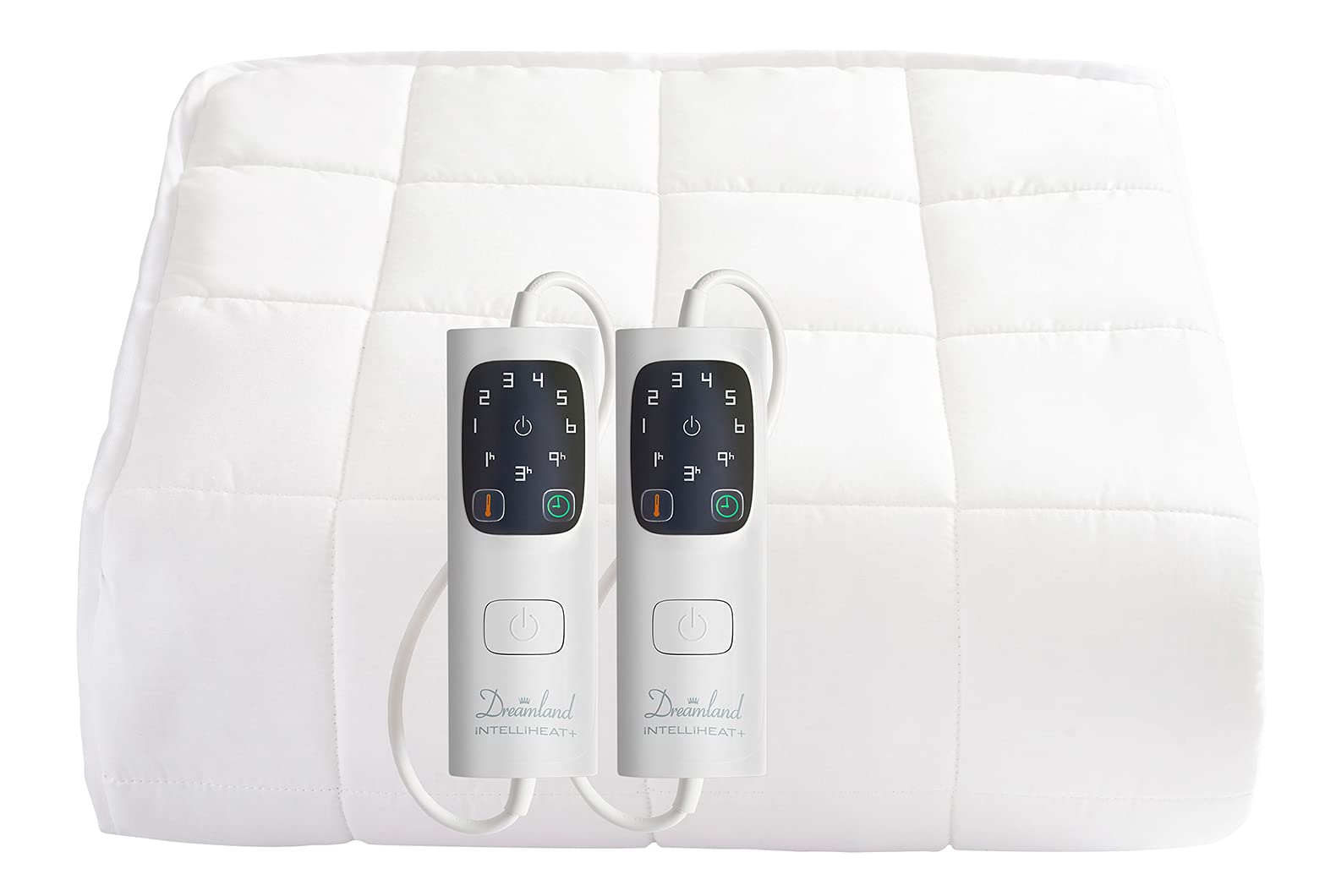 Dreamland Boutique Hotel 200 Thread Count Cotton Percale Electric Mattress  Protector Kingsize 200x150cm, 2 Controls : Amazon.co.uk: Home u0026 Kitchen