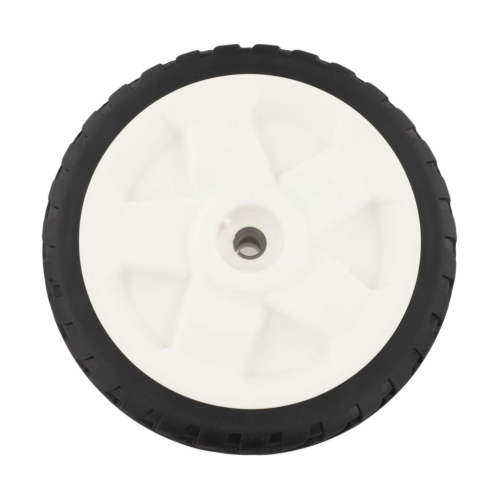 Rueda de cortacésped trasera de 8 pulgadas con engranaje de 38 dientes para Toro de 22 pulgadas para cortacéspedes recicladoras, orificio de 1/2 pulgada, desplazamiento de cubo de 1-3/4
