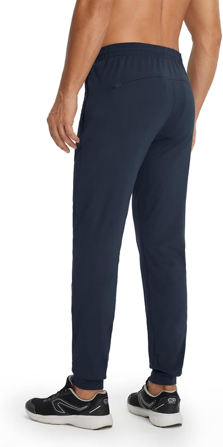 M MAELREG Mens Joggers with Zipper Pockets Athletic Sweatpants Traning Track Pants Mens Golf Joggers Running Workout - Image 2