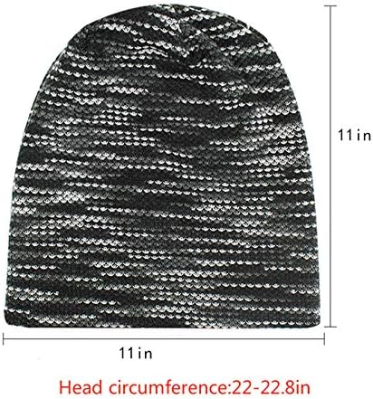 Miniatura 2 de Gorro de punto unisex para hombre y mujer, con forro de felpa