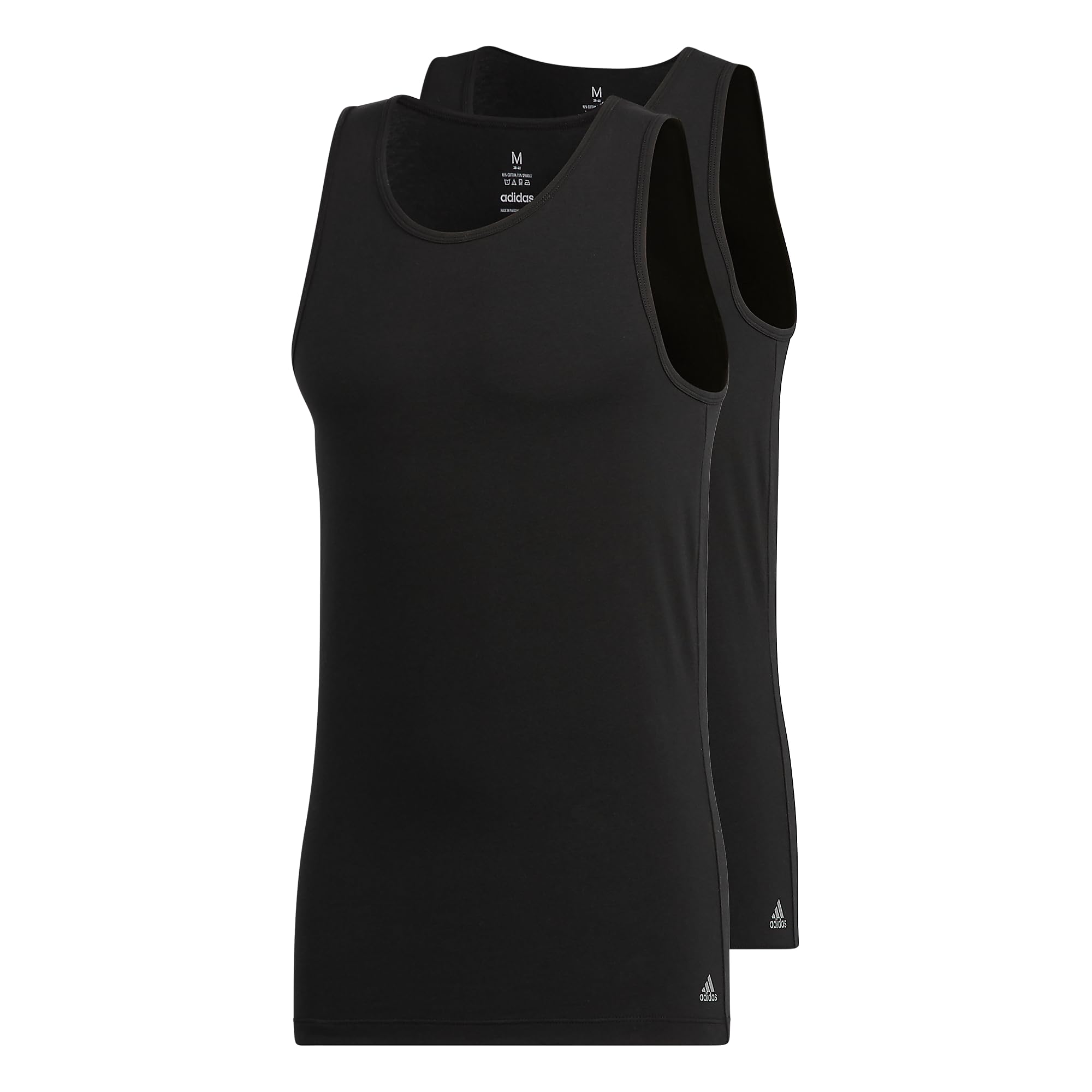 Men's Tank Tops (2-Pack) – Stretch Cotton Undershirt, Soft Breathable Fitted Base Layer-image-27