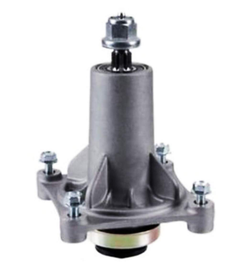 Lawn Mower Deck Rebuild Kit Spindles Pulleys Idlers Belt Blades Fits Husqvarna 532196104 532187292 5321196106 532173921 532153532 532177986 532197242