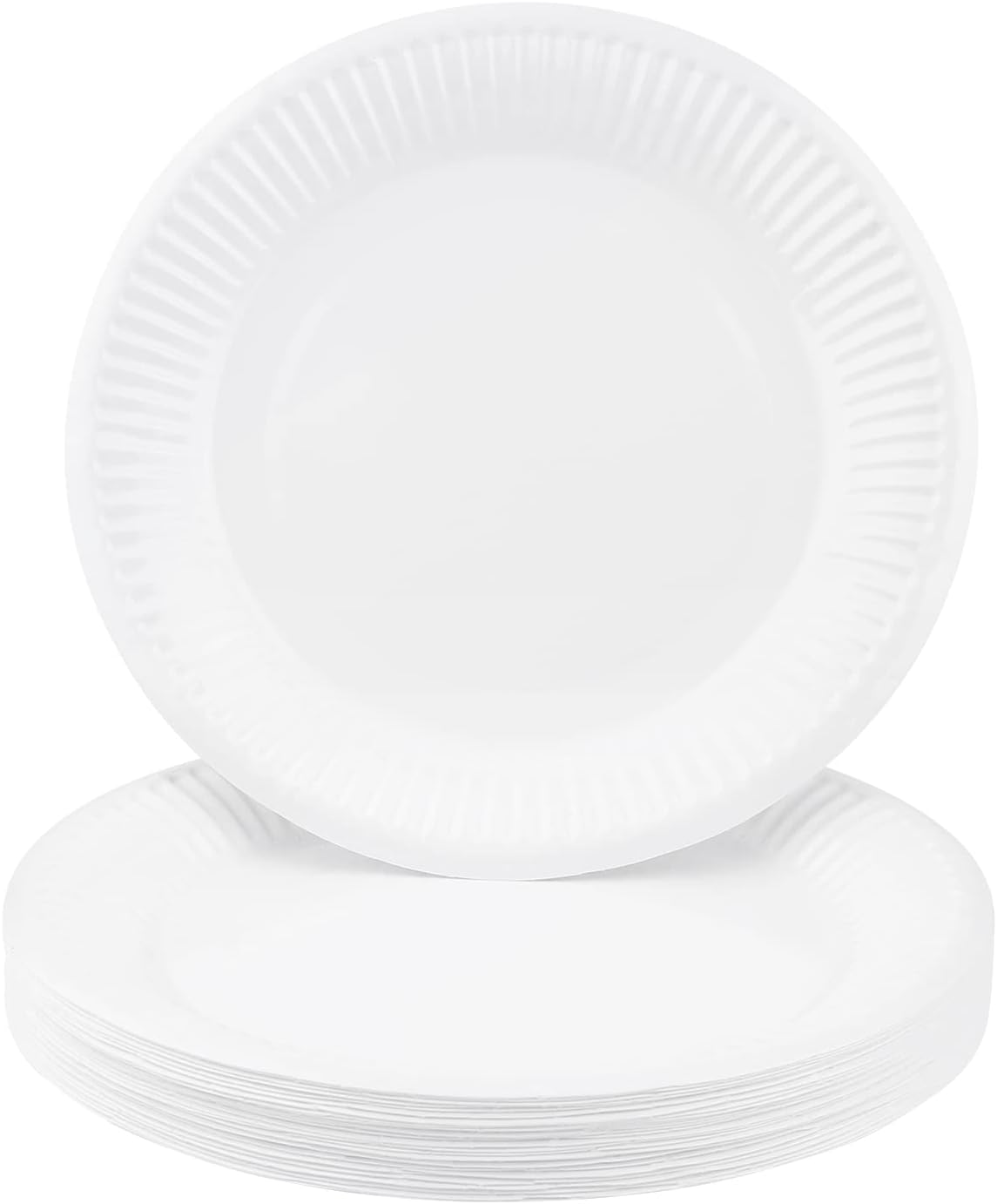 30 Pcs Plates Dishes , 7 Inch Super Rigid Paper Plates Paper Plate for