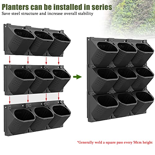 Reaeng Self Watering Wall Planter With 36 Pots, Vertical Garden Planter For Indoor Plants, Wall Mounted Planters Hanging Flower Herbs Vegetables, Wall Garden For Home Office And Shopfront #TOP5
