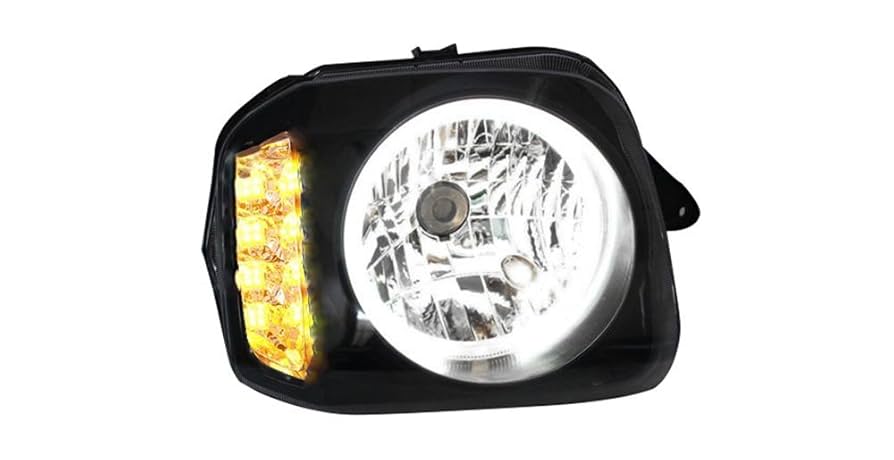未使用　JB23 ジムニー ヘッドライト CCFLリング付き LED 左右セット 楽天市場】JB23 ジムニー CCFLリング付き LED ウィンカー ヘッド