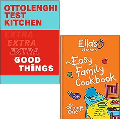 Ottolenghi Test Kitchen Extra Good Things [Flexibound], Ella's Kitchen The Easy Family Cookbook [Hardcover] 2 Books Collection Set