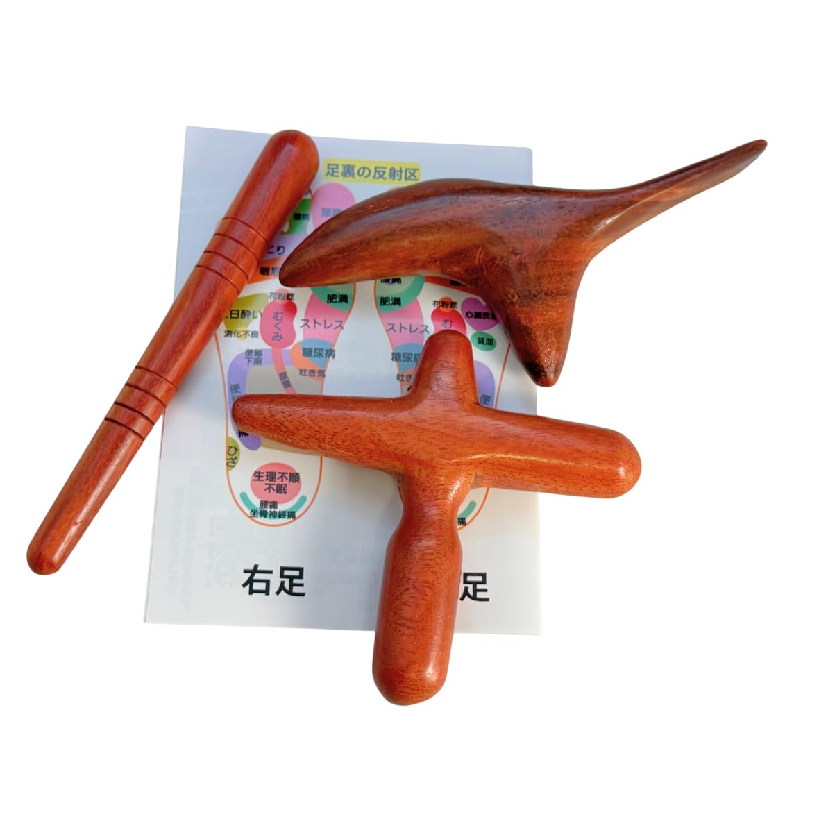 木製　つぼ 国産 木製 足ふみ マッサージ 足 足裏 健康機器 吉野産 足裏マッサージ