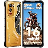 Blackview Fort 5 Rugged Smartphone Andriod 16, 10.7mm&248g Ultra-thin Telefono indistruttibile, 6.78'' 120Hz, 108MP+50MP Telefono Indistruttibile, 36GB+256GB, MTK G100/IP69K/NFC/700 Nits