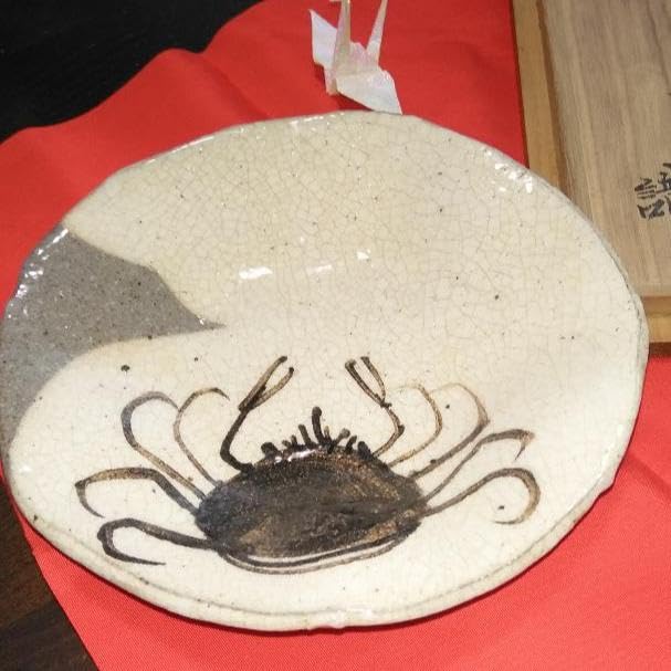 魯山人　蟹絵皿 Amazon.co.jp: 魯山人 うつし カニ絵 皿 北大路魯山人 : おもちゃ