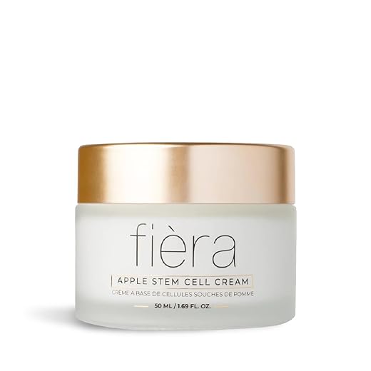 FIÈRA Moisturizing Face Cream With Apple Stem Cells - For Mature Skin, Anti Aging Skincare For Face, Day and Night - Combats Dark Spots & Wrinkles With Hyaluronic Acid - 1.69 FL. OZ. / 50 ML