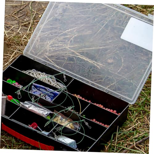 Conectores de acero para pesca con líder y giratorios miniatura 6
