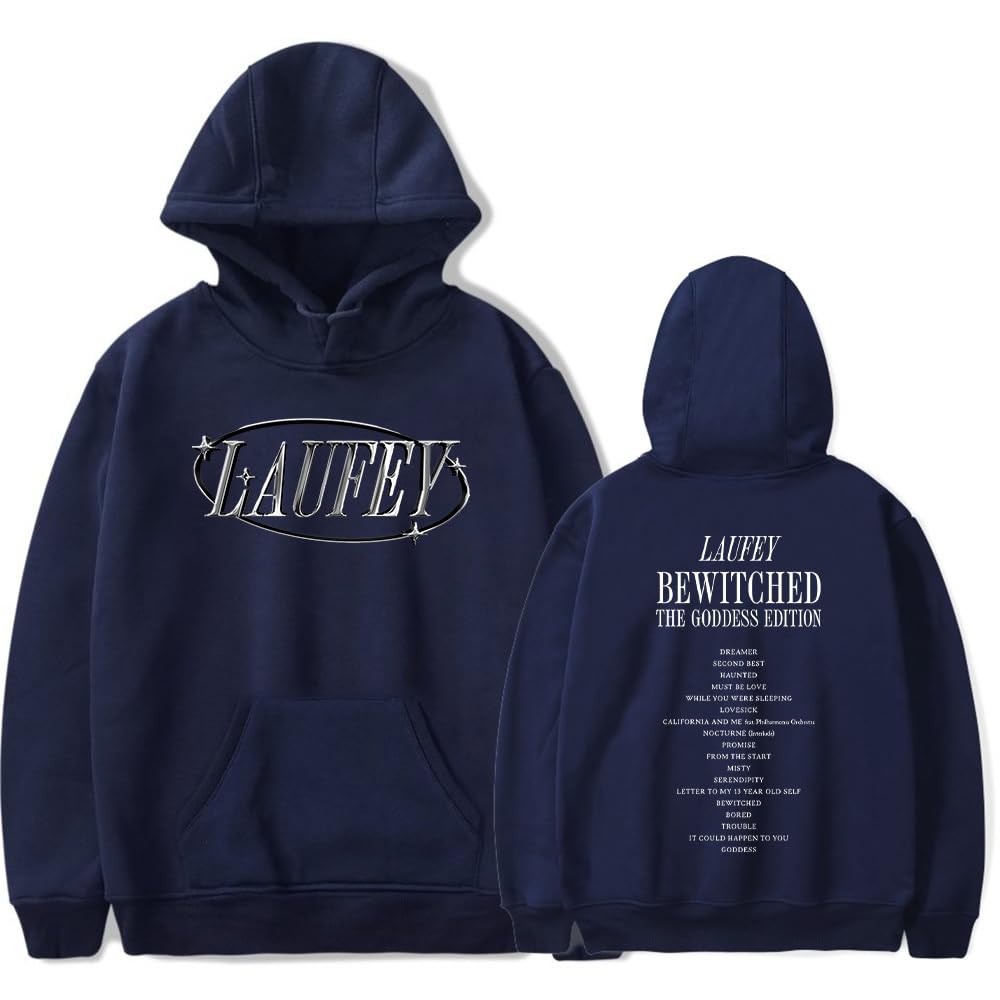 RYSXJLX Laufey Bewitched The Goddess Tour Hoodie Unisex Casual Fashion Retro Classic Long Sleeve Sweatshirt