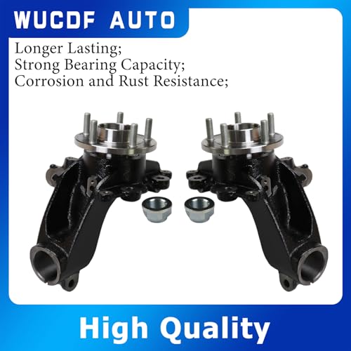 WUCDF AUTO Front Steering Knuckle Wheel Bearing Hub Assembly For Ford Focus 2012-2018,w/5-Lug,Replaces #BR935005LK,BR935006LK,CV6Z3K186A,CV6Z1104A,BV6Z3K186D by WUCDF AUTO - Image 6