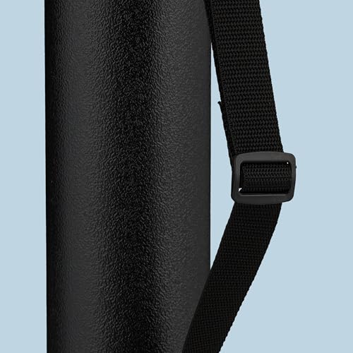 Relaxdays Posterrolle ausziehbar, 63-108 cm, Ø 8,5 cm, Transport Poster & Zeichnungen, Zeichenrolle bis DIN A0, schwarz