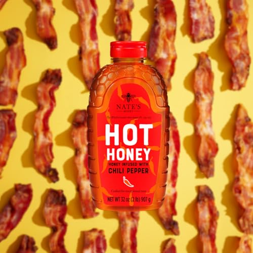 Image of Nate's Hot Honey - 32 oz Squeeze Bottle (Pack of 12)