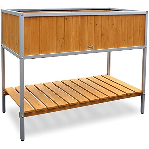HABAU Hochbeet mit Rahmen aus Aluminium Cover