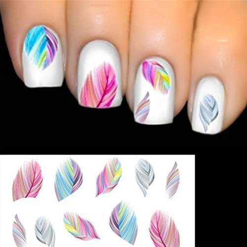 Beauty Accessories Nail Art Water Transfer Decal Sticker Rainbow Dreams
