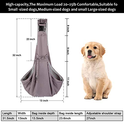 Ownpets PET0135-US Pet Sling Carrier, Pet Sling Carrier Bag Safe,Fit 10~15Lb Cats&Dogs thumb #1