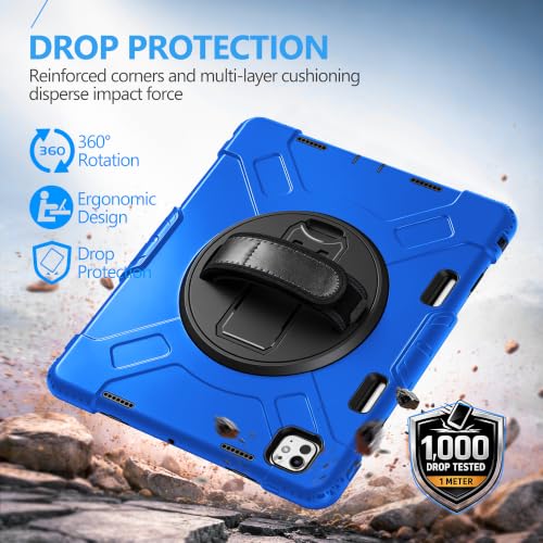 Image of Miesherk STOCK Case for iPad Pro 13 Inch M5 2025 /M4 2024 Blue
