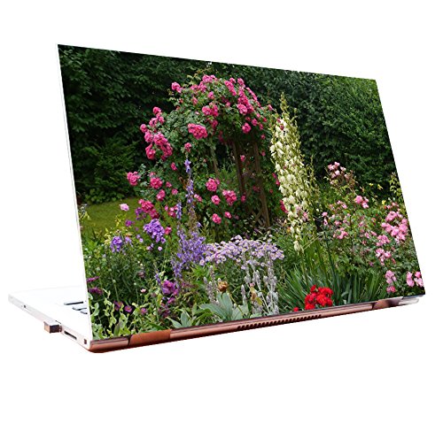 Tamatina Laptop Skins 17.5 inch - Nature - Flowers - Garden - Green - HD Quality